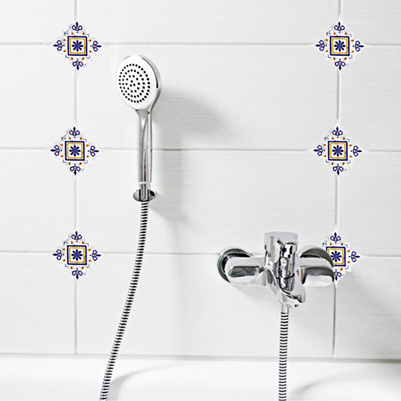 Staraise 36 pièces carrelage autocollant PVC dosseret Applique maison cuisine décor salon multicolore lisse salle de bain cuisine Durable Wa