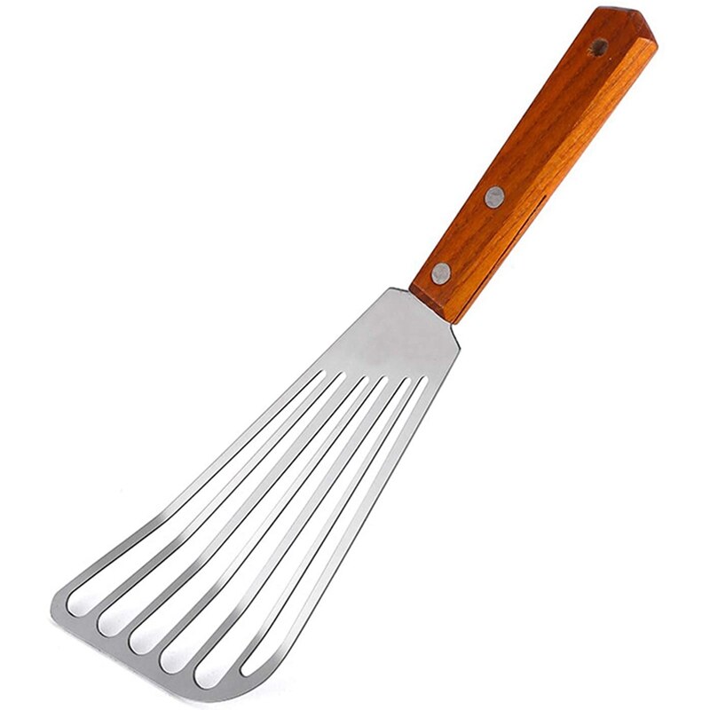 Produktbild von STOBAZA Edelstahl Küchenwender Multifunktionaler Grillspatel Mit