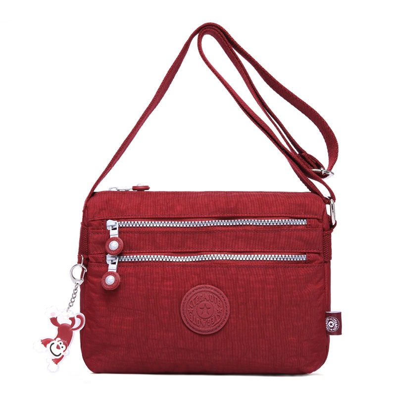 TEGAOTE Small Shoulder Bags Female Solid Mini Bags Handbags Women Famous Zipper Flap Nylon Beach Crossbody Bag Sac A Main