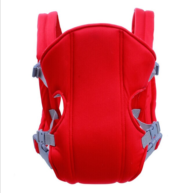Adjustable Multifunctional Baby Carriers Infant Backpacks&amp;Carriers Kid Carriage Baby safe Sling Child Care Product Baby Carrier: red