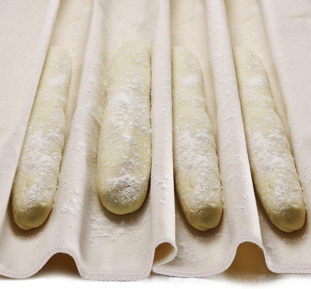 Chiffon de fermentation coton pour pâte, Baguette française, pains, outils de cuisson pour pâte, tapis de cuisson, poêle à pain