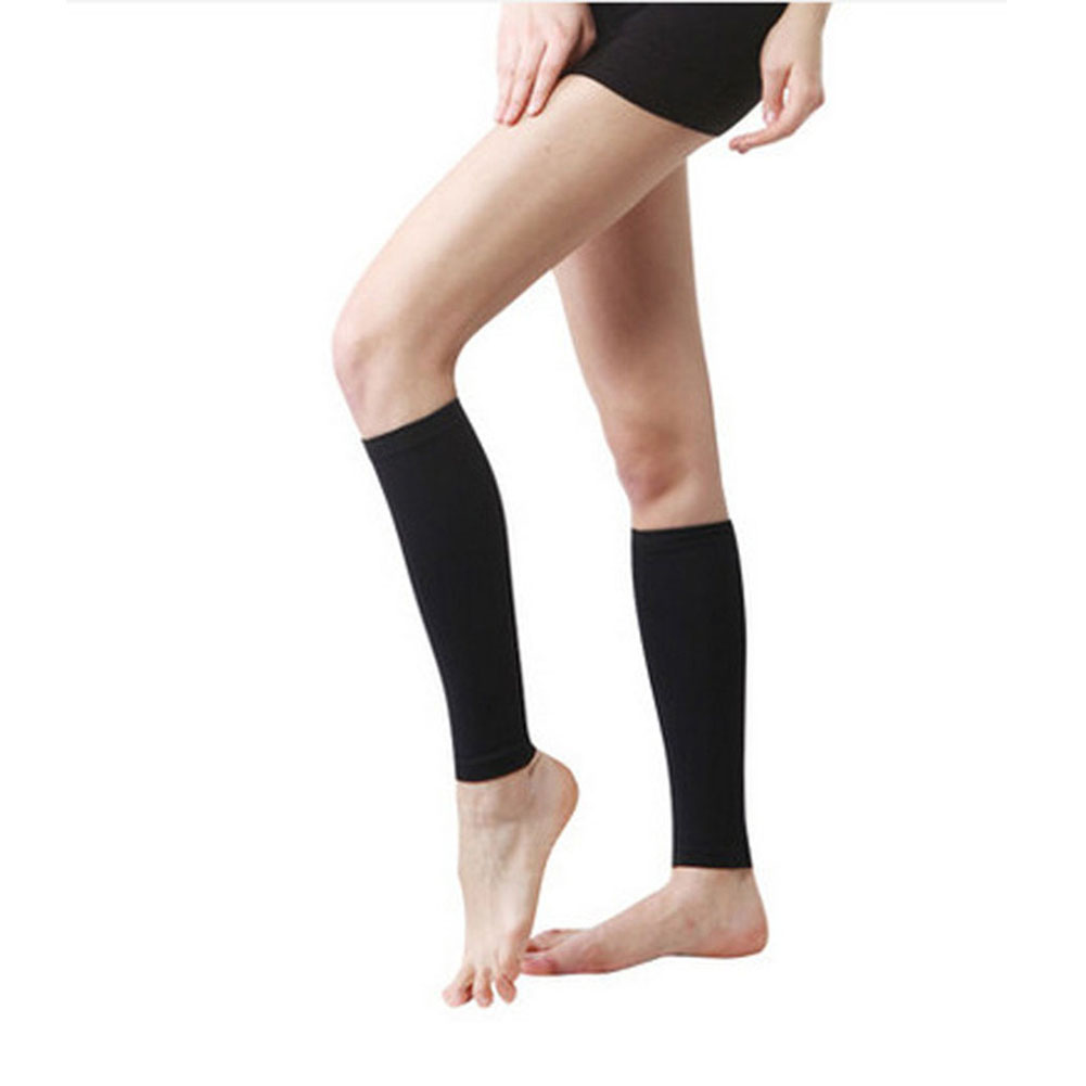Stretch graduerede kompressionsstrømper knæhøje ortopædiske sokker fast tryk cirkulationsstrømper stretch lægstøttestrømper