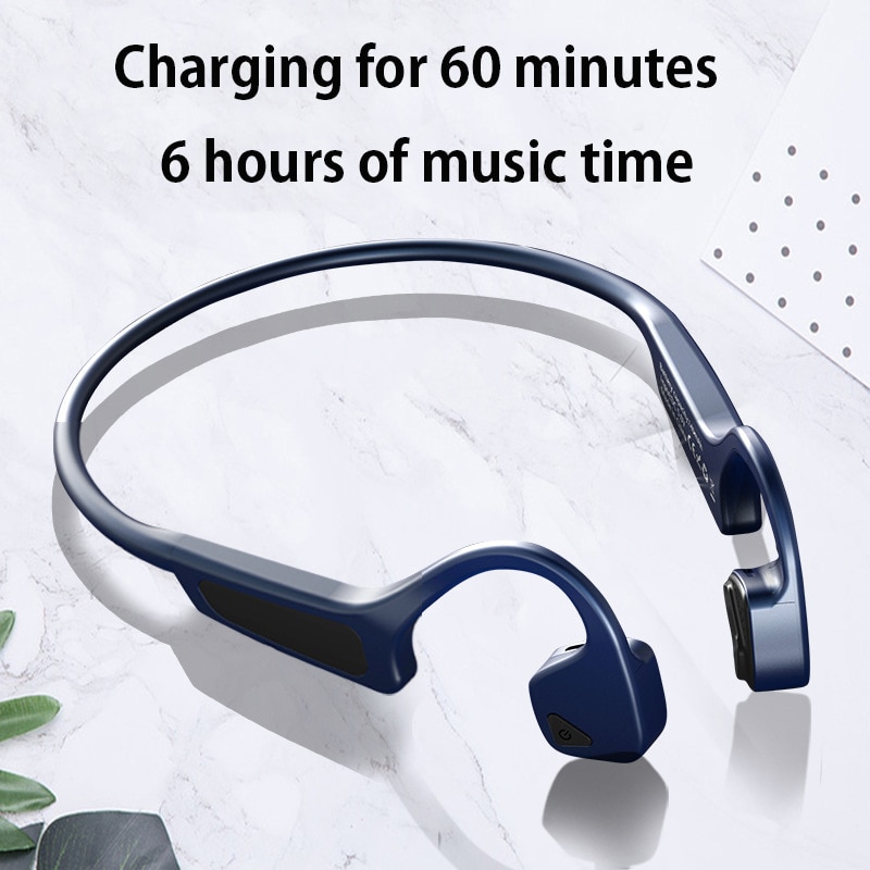 Beengeleiding Headset Draadloze Bluetooth 5.0 Draadloze Hoofdtelefoon sport Waterdichte bluetooth draadloze koptelefoon