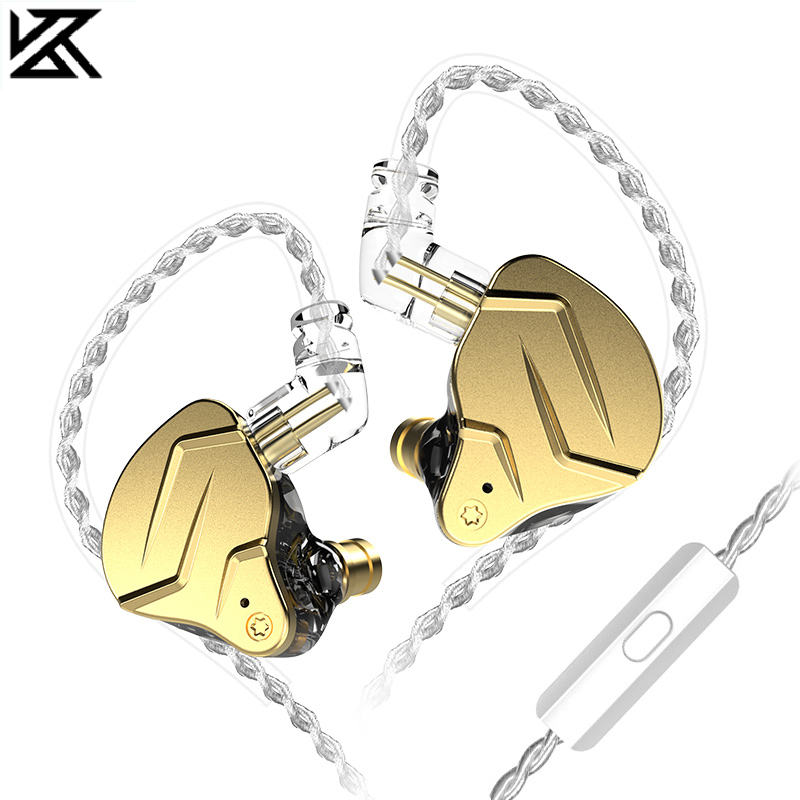 KZ ZSN Pro X 1DD 1BA Metalowe słuchawki douszne HIFI Bass Earbuds Hybrid Driver Sport Headset Very Low Voice For ZSX ZAX ASX EDX Z1