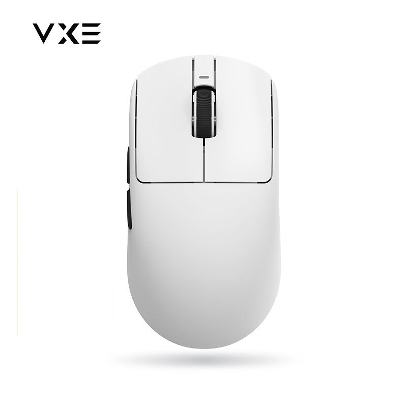 VGN Vxe Dragonfly R1 Pro Max Wireless Mouse Paw3395 Gaming Esports Mouse Sensor Porous Lightweight Ergonomic Peripheral Game PC: Light Grey