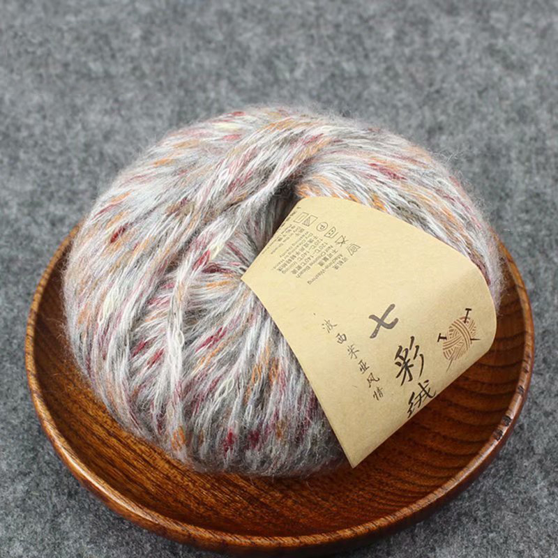 Kleurrijke Wollen Garen Zoete Katoenen Baby Breiwol Garen Dik Garen Fiber Fluwelen Garen Hand Breien Trui Wol Haak Garen: light pink