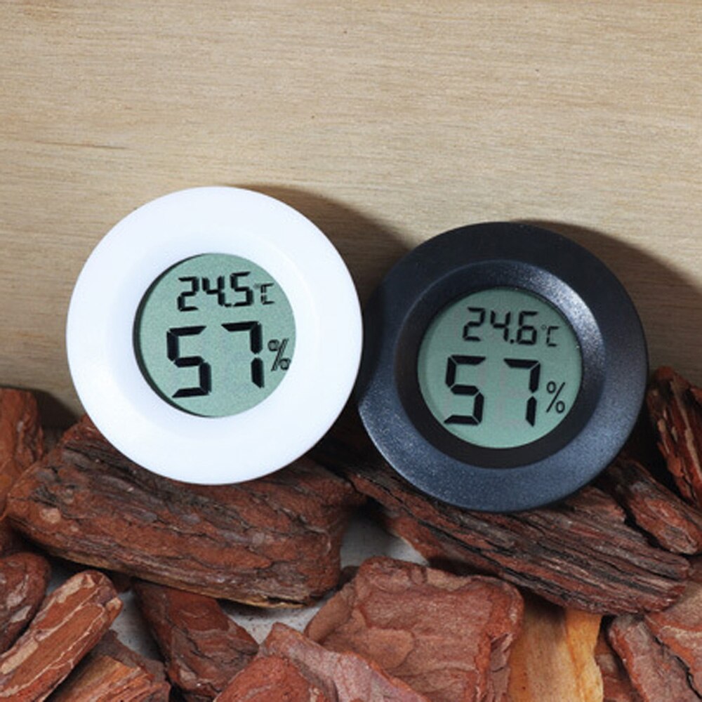 Mini Digital LCD Reptile Thermometer Hygrometer Lizard Amphibian Terrarium Tortoise Temperature Humidity Meter Thermo-Hygrometer
