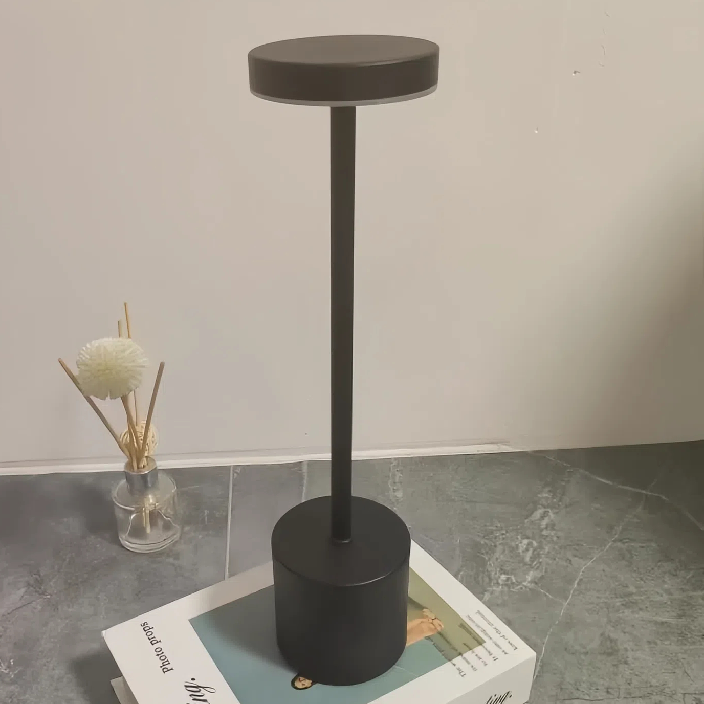 Tafellamp LED Touch Sensor Desktop Nachtlampje Oplaadbare Draadloze Leeslamp 3 Kleuren Verstelbaar Creatief Omgevingslicht: green