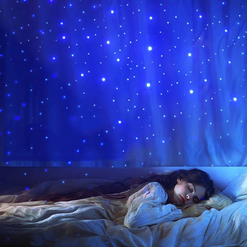 Sterrenhemel Galaxy Omgevingslicht Home Star Projector Galaxy Projector Galaxy Light Projector Slaapkamer Nachtkastje Lamp