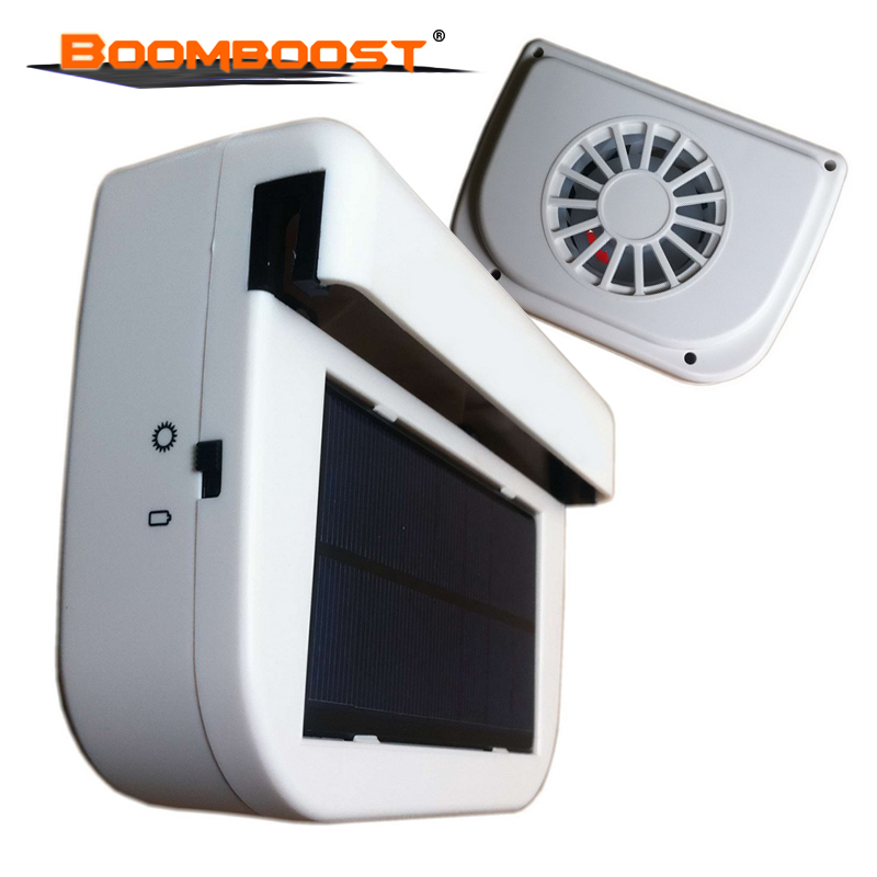 Solar powered Fan Car window auto Ventilator Cooler fan Air Vehicle Radiator