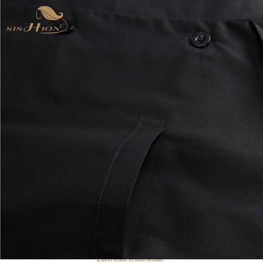 Sishion klassiek retro rockabilly overhemd  st112 zwart vintage overhemd met korte mouwen voor heren chemise homme plus size