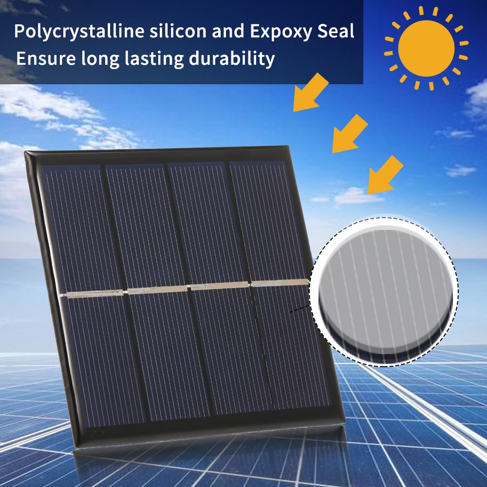 100 Polykristalline Solarzellen 0,5 V / 400 MA – 52x26 Mm Für DIY-Solarprojekte