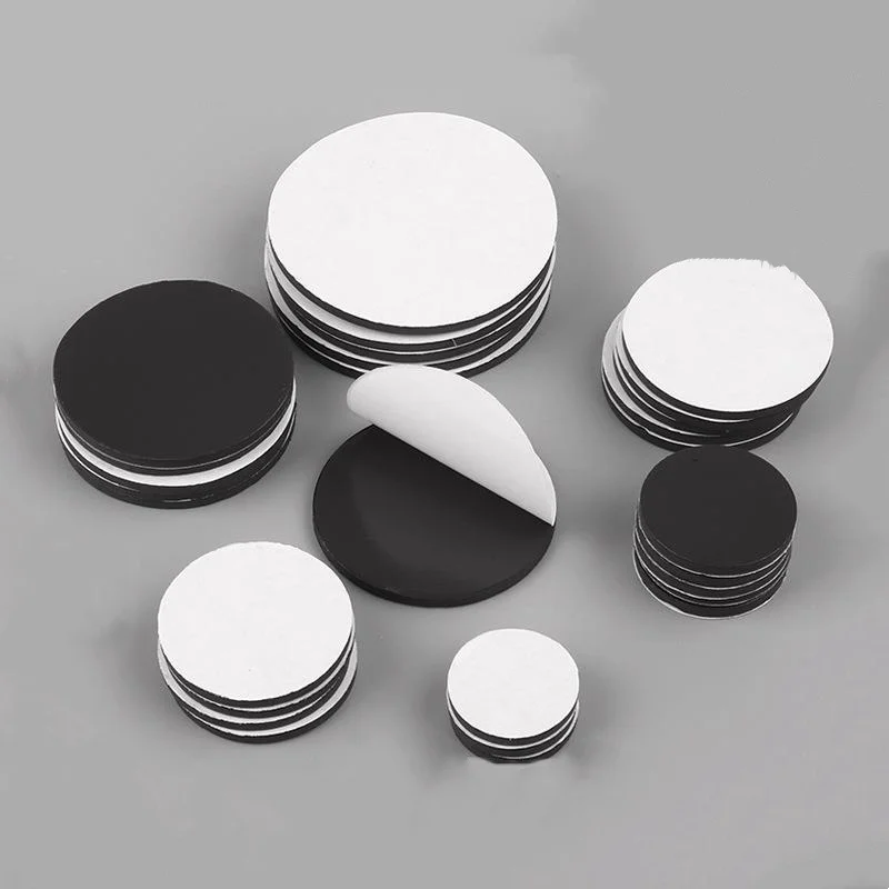 Magnetic Sheets Sheets Round Self Adhesive Magnet 20/25/30/35/40mm Self-adhesive Soft Magnetic Sheet Refrigerator Magnet DIY