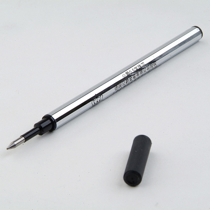 Duke Original Refill 10pcs/lot 0.5mm Black Ink Flat Rollerball Pen Refills 10.2cm Long