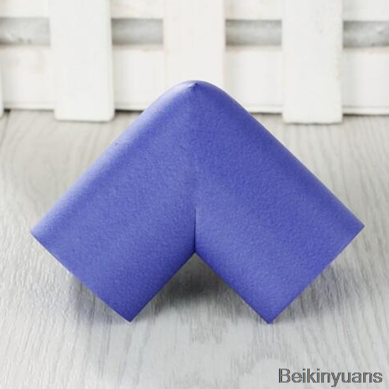 2018 4 szt. W kształcie litery L poszerzone zabezpieczenie przed kolizją ochraniacz narożny zabezpieczenie przed dziećmi kąt bezpieczeństwa ochrona krawędzi kąt: purpurowy