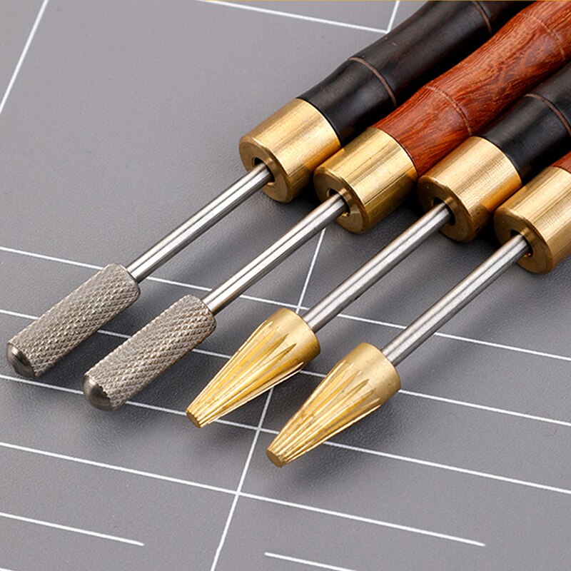 DIY Leathercraft Speedy Edge Brass Oil Painting Pen Head Leather Edge Pen Applicator Edge Paint Roller Pen Top Edge Dye Tools