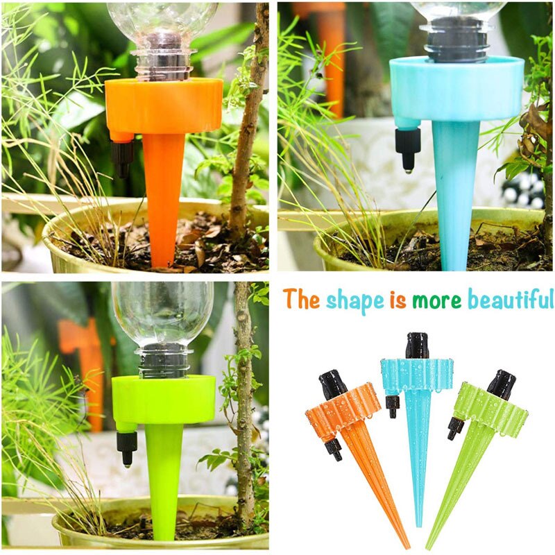 4/8Pcs Plant Self Watering Adjustable Stakes System Vacation Plant Waterer Self Automatic Watering Spikes droshipping YJN