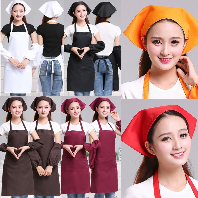 Gorro triangular estilo japonés para hombre y mujer, pañuelo para la cabeza, toalla, Cocina, Restaurante, Chef