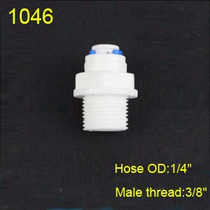 1/4 "3/8" tubo de mangueira od 1/4 "1/2" 3/4 "1/8" tubulação de plástico conectores rápidos ro água conector encaixes sistema de osmose reversa: 1046