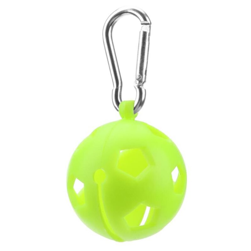 Silicone Golf Ball Cover Lightweight Wear Resistant Compact Protective Outdoor Sports Golf Accessories Golf Ball Cover Sleeve: Green