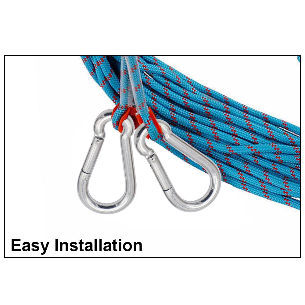 Carabiner Clip Heavy Duty Hook Climbing Heavy Duty Carabiner Clip Large Buckle Stainless Steel Carabiner Clip Keychain Link
