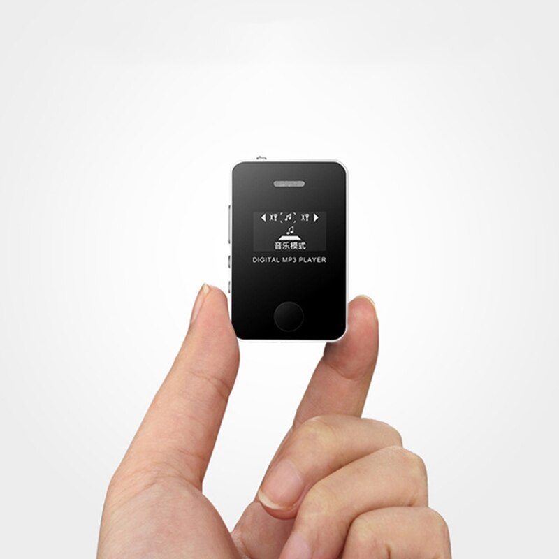 Learn MP3 Player with Screen Card Mp3 Walkman with External Speaker Music Media Player LCD Screen