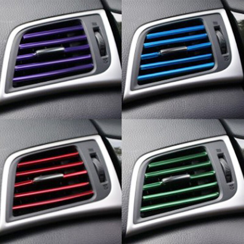 Auto Air Vent Trim Strip Voor Mitsubishi Lancer Opel Astra J Vauxhall Holden Kia Sportage