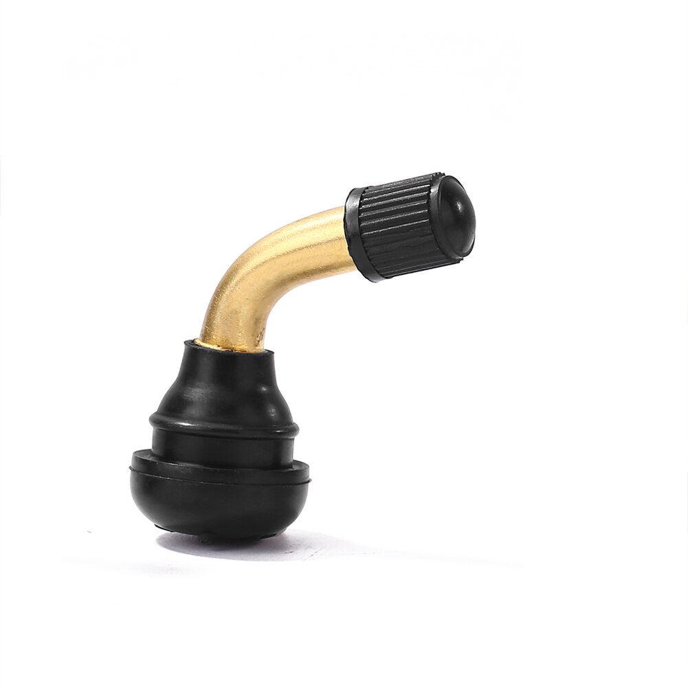 Motorcycle Scooter Tire Valve Stem 90 Degree Copper Motorbike Vacuum Tyre Valve Outdoor Personal Motorcycle Ornaments