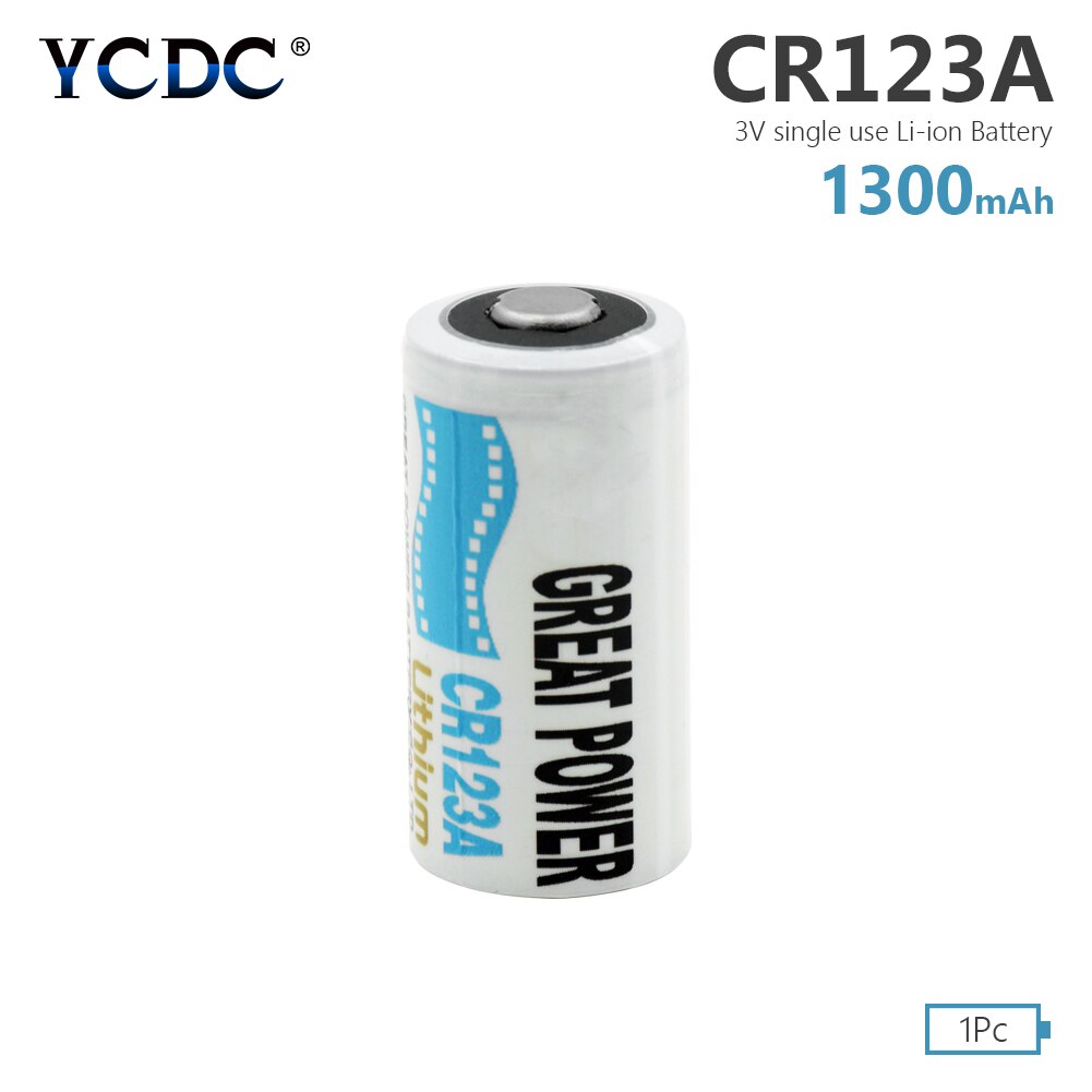 CR123A 3V Original Lithium Battery Li-ion CR17345 K123A DL123A EL123AP Camera Photo Batteries 1300mAh