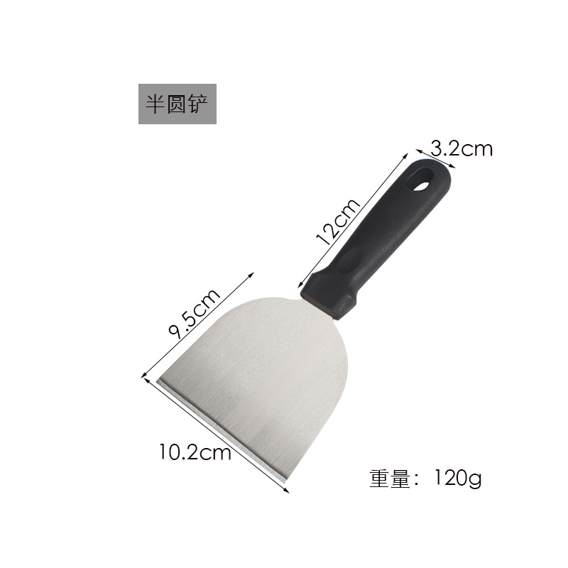 Edelstahl Steak Gebratene Schaufel Grill Werkzeug Kochschaufel Flipper Bratpfanne Zubehör Werkzeug Spachtel & Schaber: Weiß