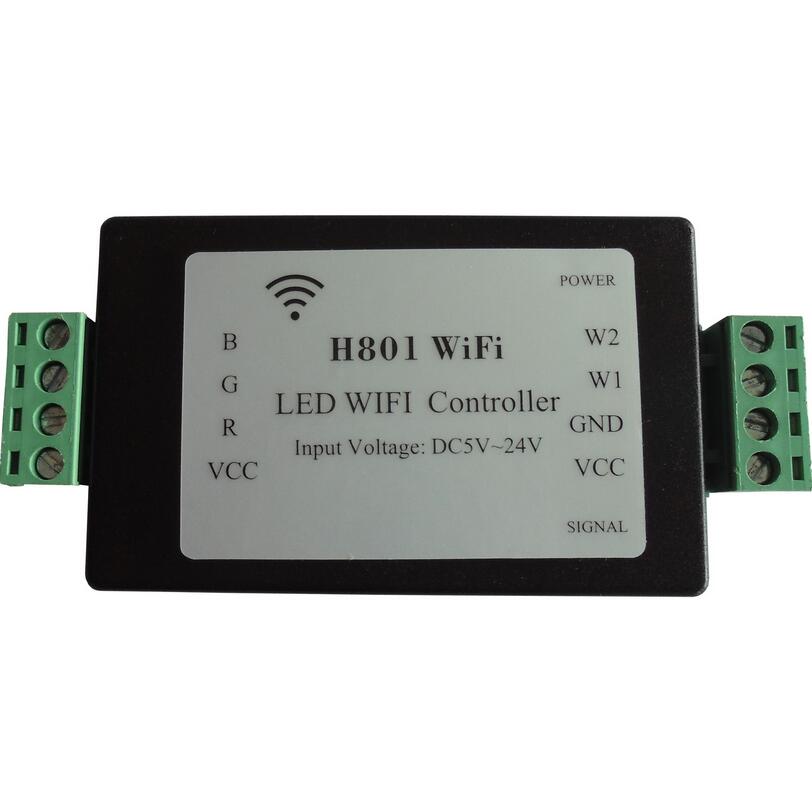 RGBWW LED Strip Light WiFi Controller Dimmer ESP8266 (Android WLAN Control) 1 Port Control 200 Lights Output 5 Routes PWM Data