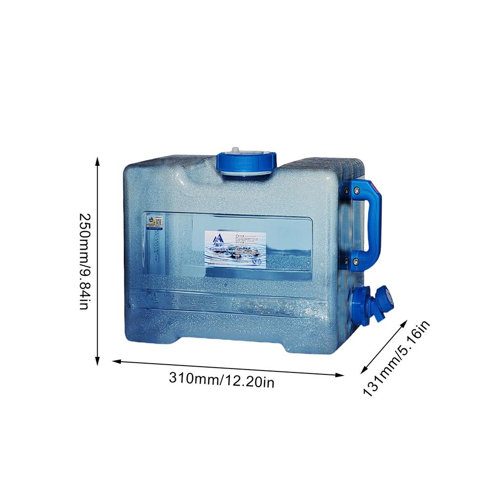 Behållare med 6l/8l/13l/18l kapacitet rent vatten hinkar med kran bärbara drivvattentankar för matlagning utomhus picknick camping