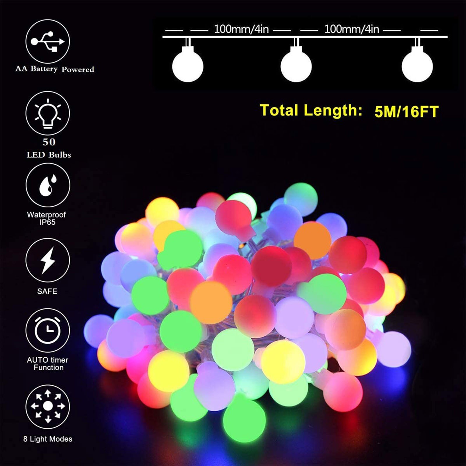 Pasen Decoratieve lichtsnoeren,KINGCOO 10ft 30LED Warmwit konijnenhaas