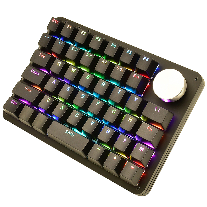 Mini teclado mecánico G50 Mk45, perilla de teclado numérico RGB, teclado de programación Macro, accesorios ergonómicos, de dibujo, de oficina