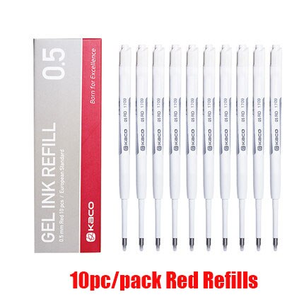 In Voorraad Originele Xiaomi Mijia Metalen Zilver Teken Pen 0.5Mm Pen Ondertekening Premec Glad Zwitserland Refill Mikuni Japan Inkt: kcao red refill