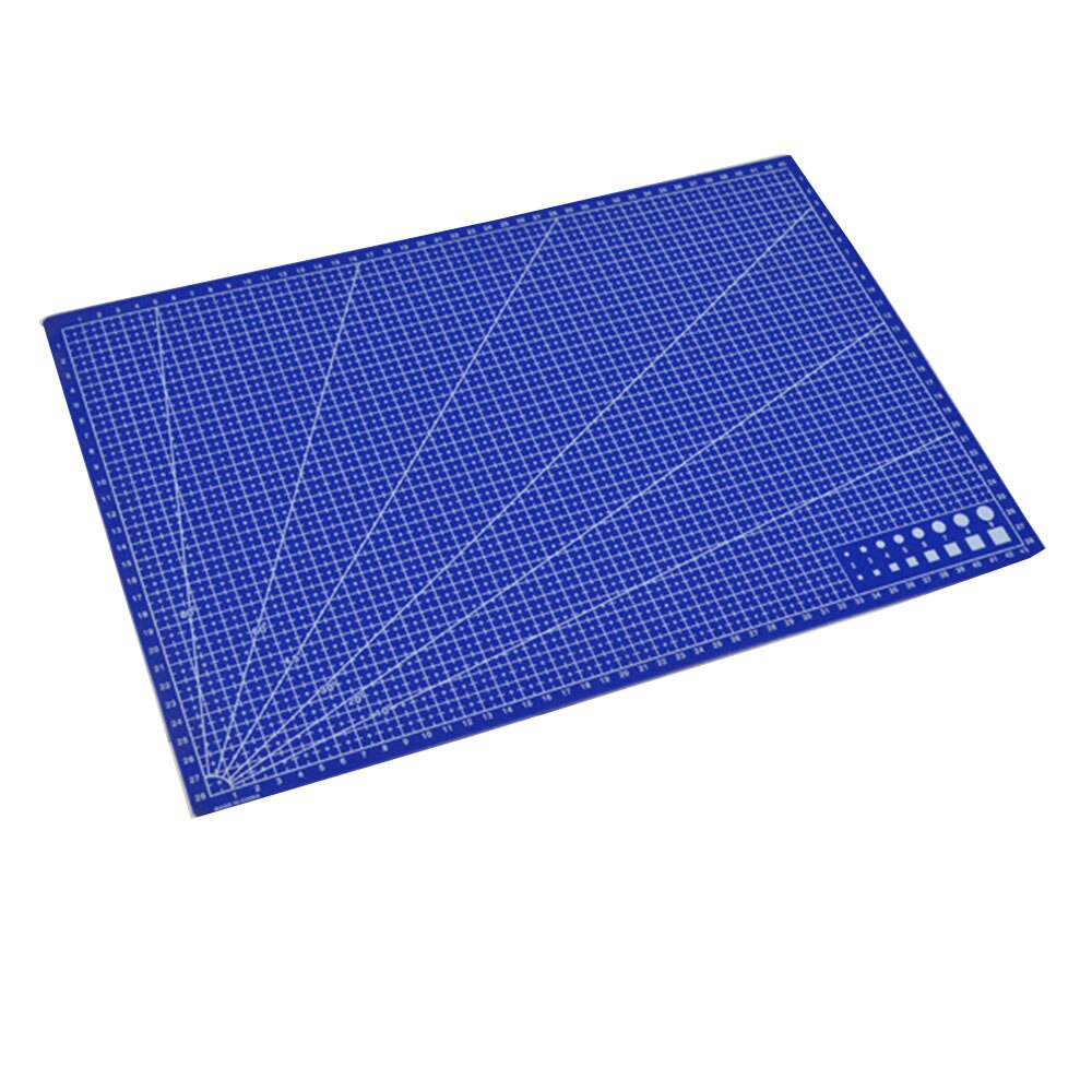 1 Pc A3 Pvc Rectangle Grid Lines Cutting Mat Tool Plastic Craft Diy Tools 45cm * 30cm