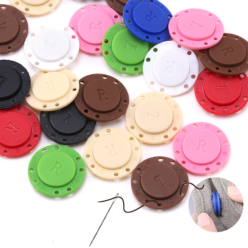Botón magnético de piedra para coser, hebilla Invisible, botón magnético automático para costura DIY, conjunto de costura para bolsa/cárdigan/chaqueta, 5 pares