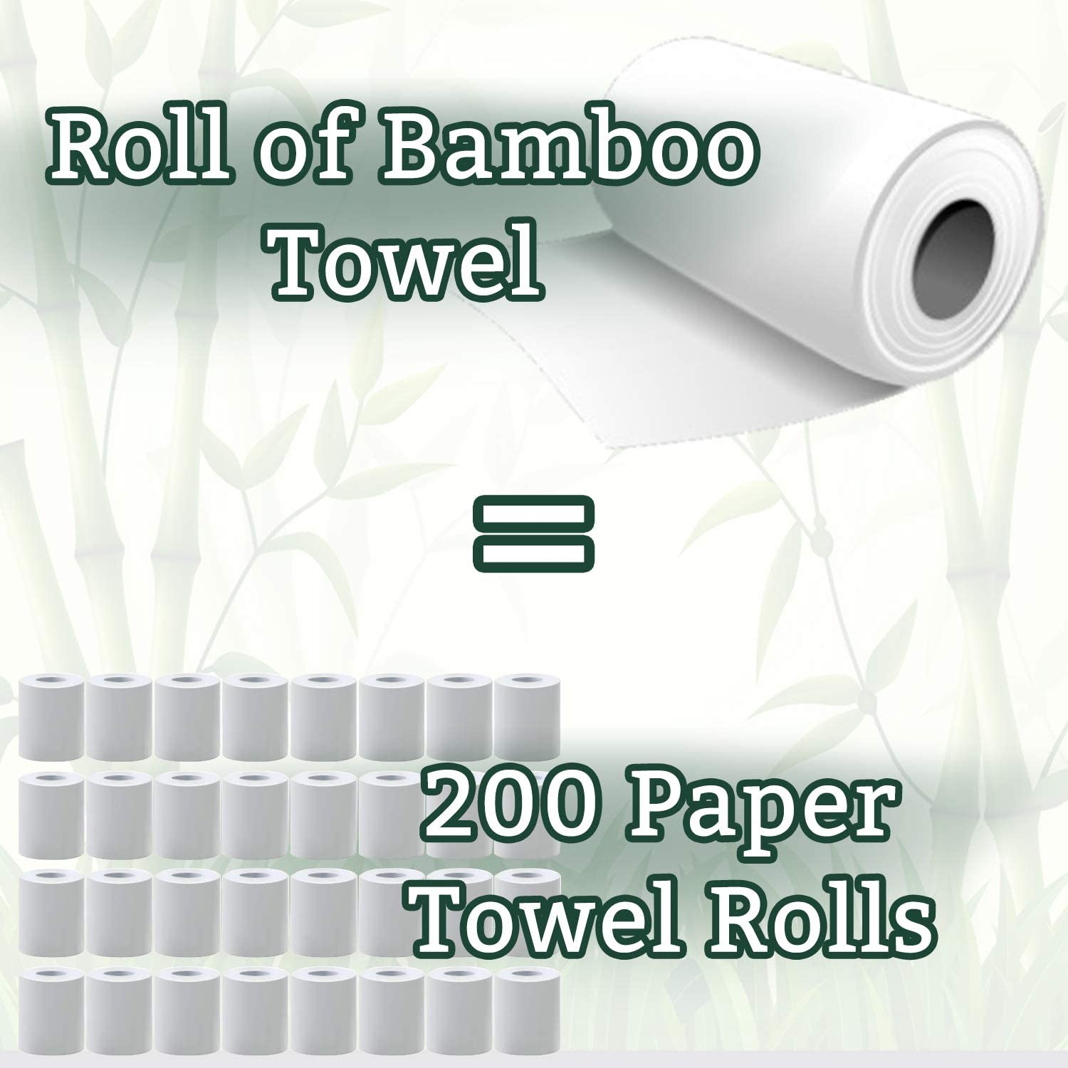 Bamboo Reusable Paper Towels Washable Roll Unpaper Towel Kitchen Cleaning Rolls Alternative Paper Towels Recycled Napkins Cloth
