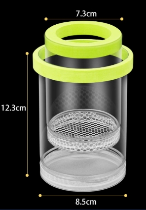 Boîte d'élevage Guppy, incubateur d'aquarium, petit poisson, salle d'accouchement, boîte d'isolation de Suspension, accessoires de réservoir d'aquarium: YELLOW