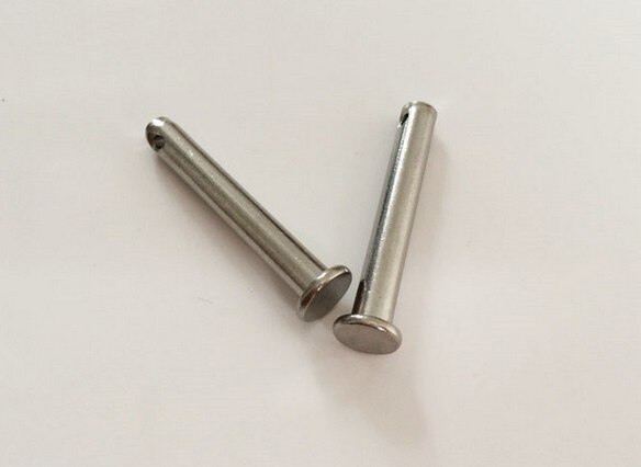 20pcs/lot6X12/16/20/25/30/35/40/45/50/55/60/70/80stainless steel 304 flat button head pins with hole clevis pin330