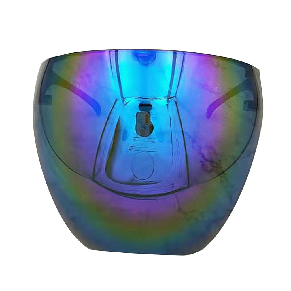 Mascarilla protectora para ciclismo, gafas de sol transparentes, antivaho, antisalpicaduras, máscara facial completa, gafas de seguridad: Rojo