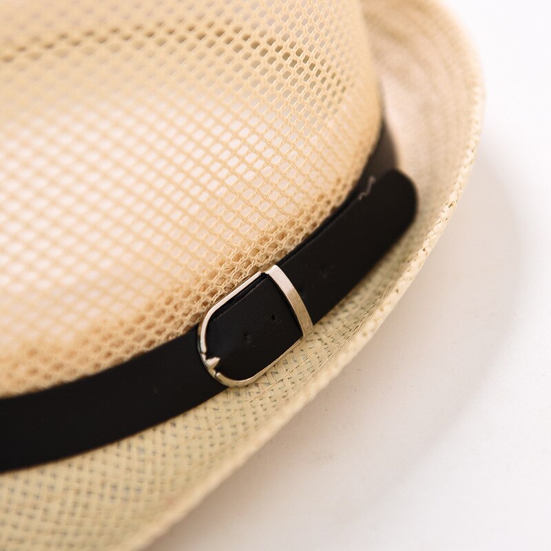 Bowl hat, men and women leisure, European and American ventilated mesh jazz hat couples summer beach shade foreign trade hat