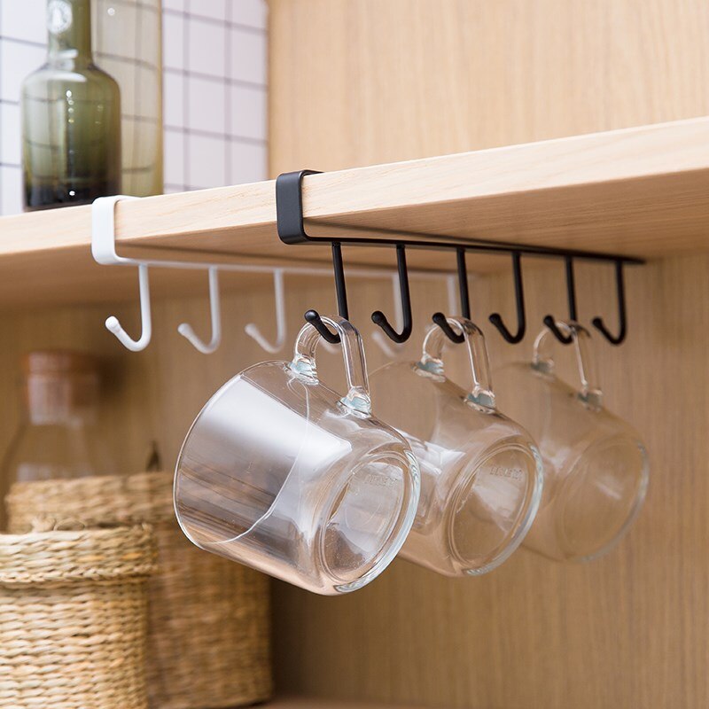 Towel Rack Bathroom Sink Storage Rack Hanging on The Door Storage Hook Kitchen Paper Rack Hanger Paper Towel Roll Holder MJ707