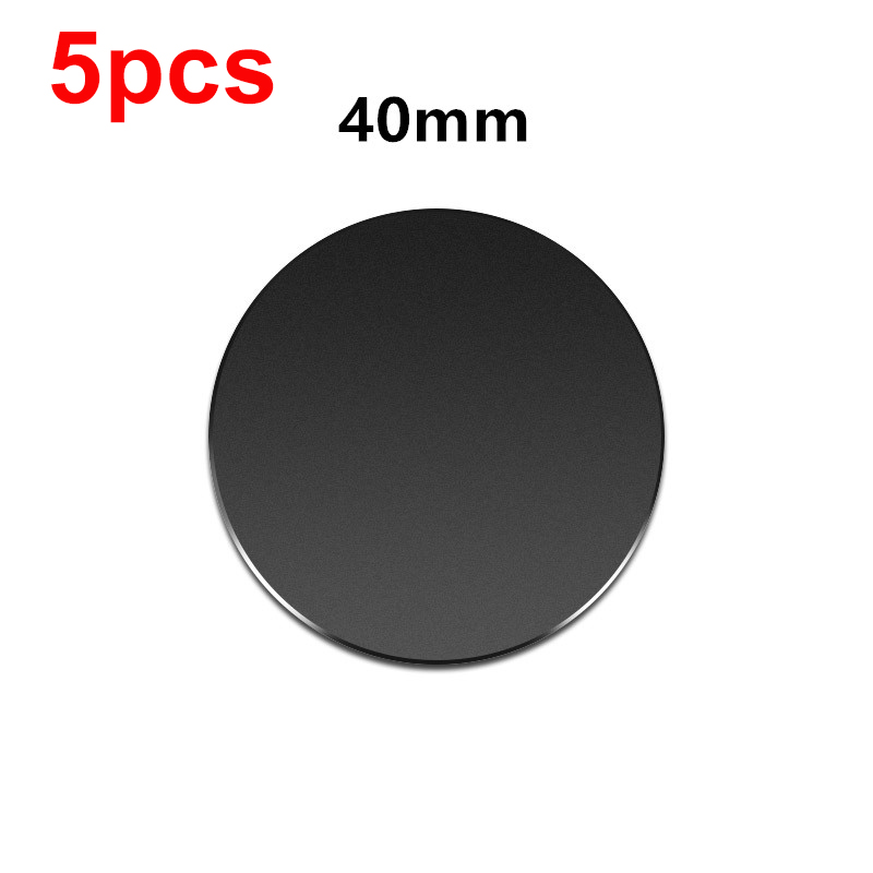 5/10 pièces plaque métallique pour support de téléphone magnétique de voiture support d'autocollant de feuille de fer universel support de support de téléphone aimant adhésif fort: YELLOW