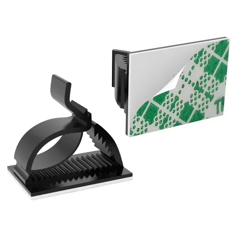 Selbstklebende Kabel-Organizer-Clips, verstellbar, für den Schreibtisch, ordentliches Kabel, Kabelmanager, Befestigungsklemme, USB-Kabel-Befestigungsclips für das Heimbüro