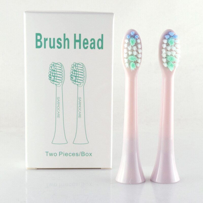 Sarmocare 10 pcs/lot S100 and S200 Electric Tooth Brush Head Replacement for Ultrasonic Sonic Electric Toothbrush heads