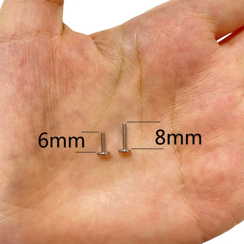 Pendientes de barra curva PIERC de titanio G23, 5 CZ pavimentados, cartílago superior roscado, Labret Stud, Tragus, labio, anillo, joyería para Piercing corporal