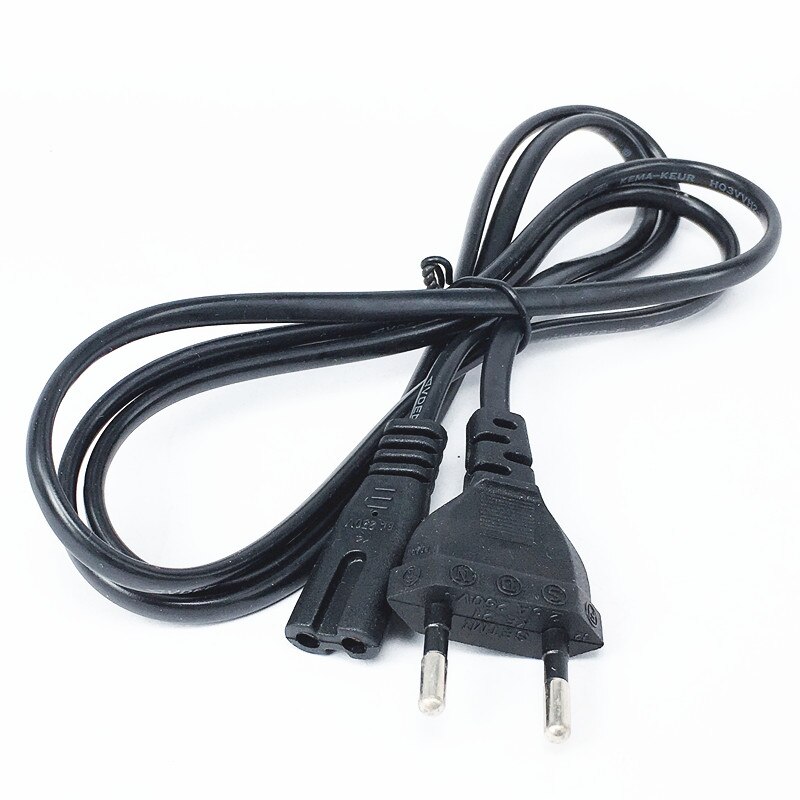 Europese Eu Power Kabel Euro Plug C7 Figuur 8 Ac Adapter Voeding Lead Cord 1.4M Voor Draagbare Radio acculaders Psp 4