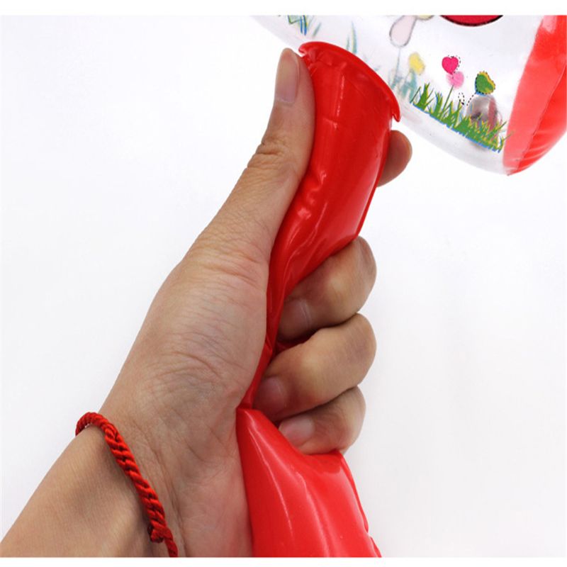 Inflatable Hammer With Bell Air Hammer Baby Toy Kids Toys Party Favors Inflatable Toy Pool Beach Toy L41D