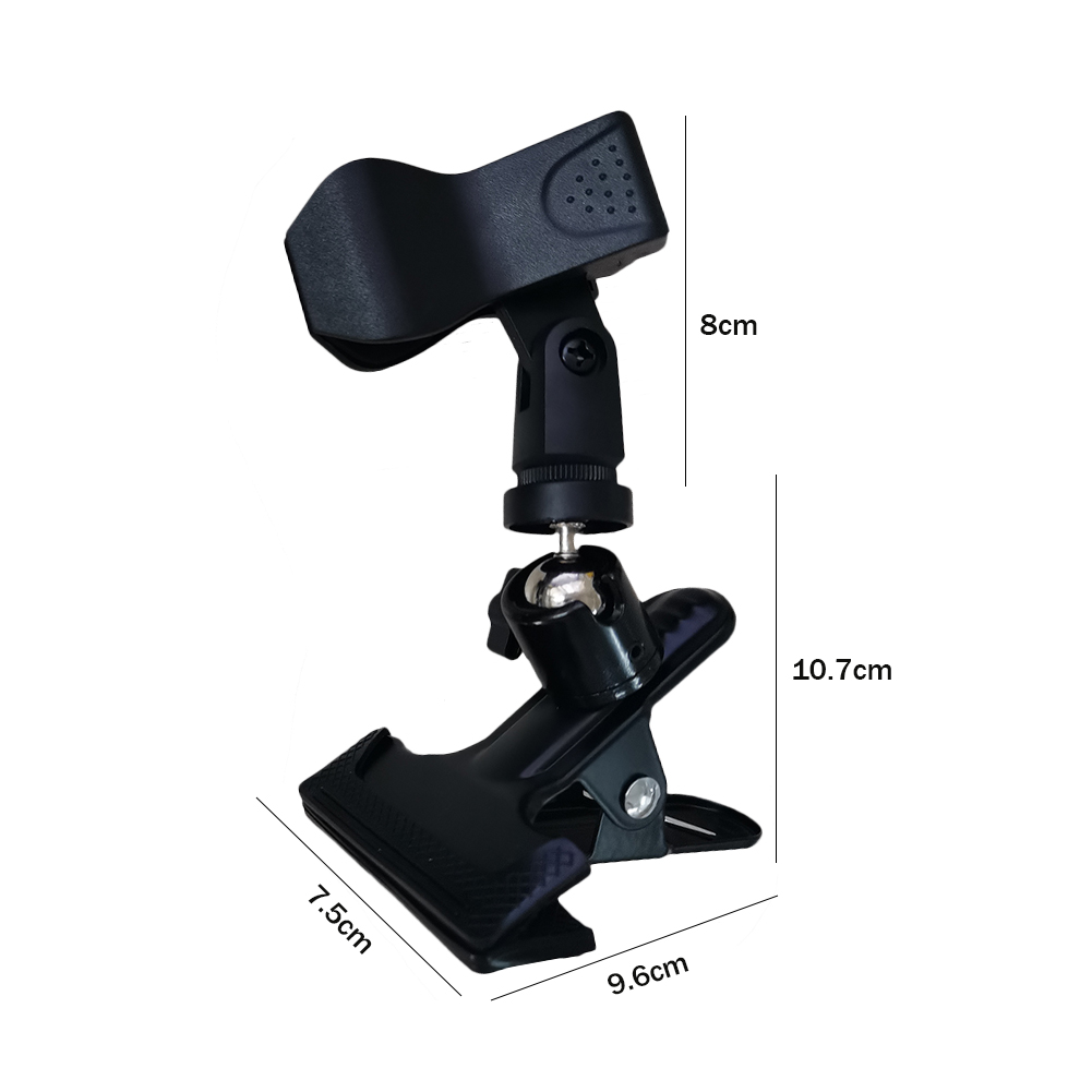 1 paar kruissteekclipklem antislip tafelrand borduurclip verstelbare tafelklem 360 rotatie metaal voor camerastatief: Beige